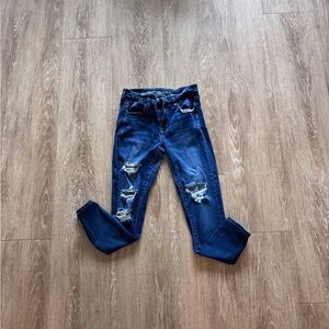 Women's AE Distressed jeggings